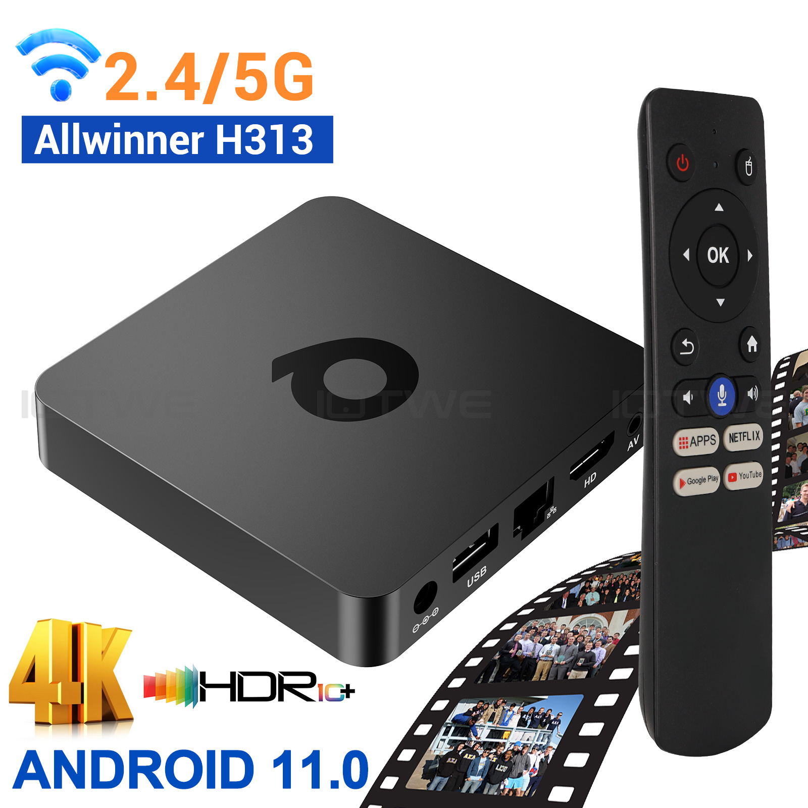 IOTWE T95Q 8K対応 Android13.0 TV - Radxa Rock 5B 16Gb のレビューと価格