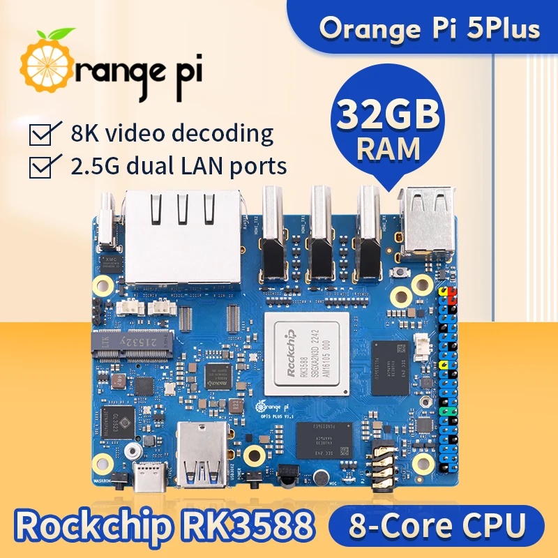 Orange Pi 5 Plus：4GB、8GB、16GB、 - Compute Module 4 32Gb Wifi のレビューと価格